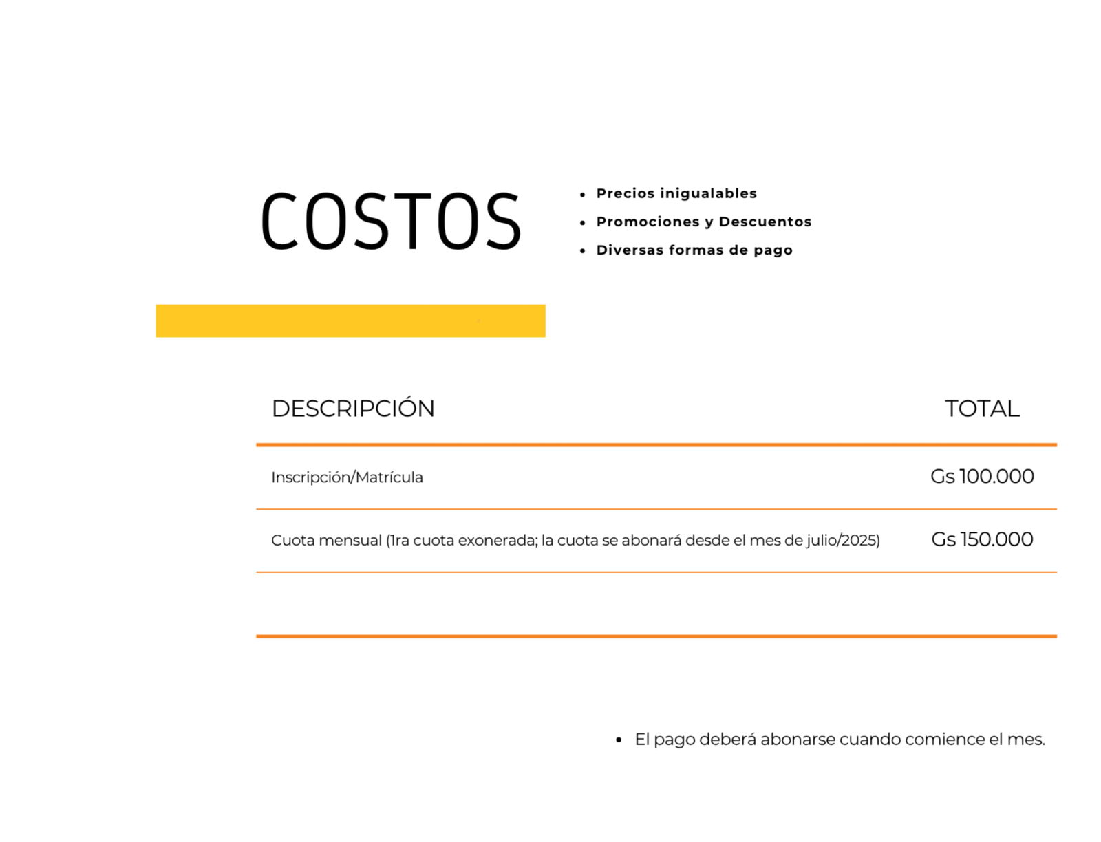 COSTOS
